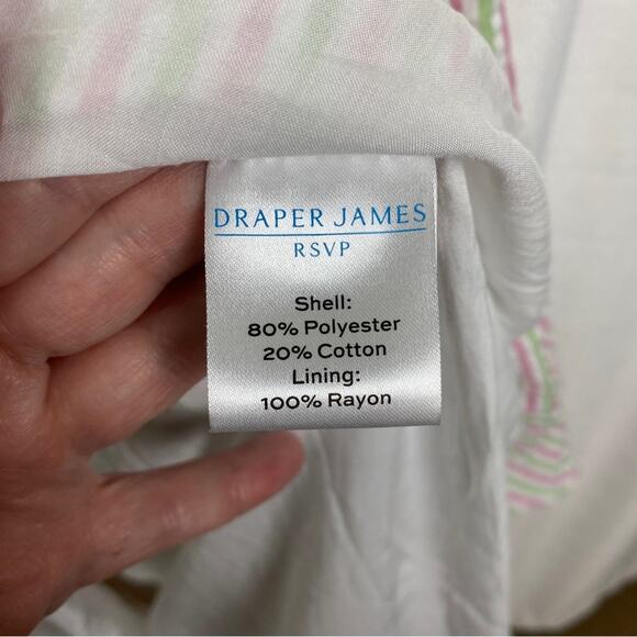 Draper James RSVP Pink&Green Stripe Wrap Dress Sz.XXL NWT - Picture 14 of 16